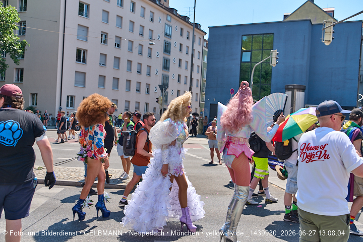 27.06.2026 - München feiert Christopher Street Day 2026 bei extremer Hitze