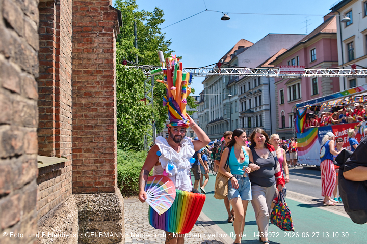 27.06.2026 - München feiert Christopher Street Day 2026 bei extremer Hitze