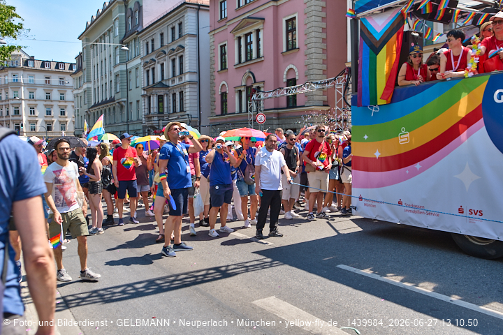 27.06.2026 - München feiert Christopher Street Day 2026 bei extremer Hitze