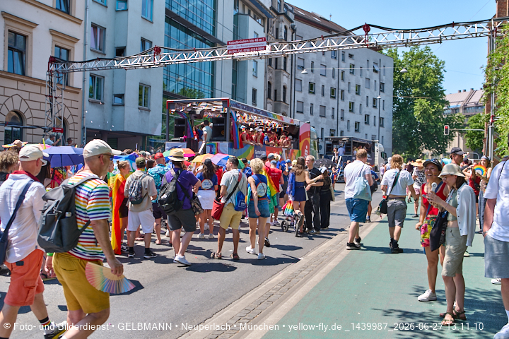 27.06.2026 - München feiert Christopher Street Day 2026 bei extremer Hitze