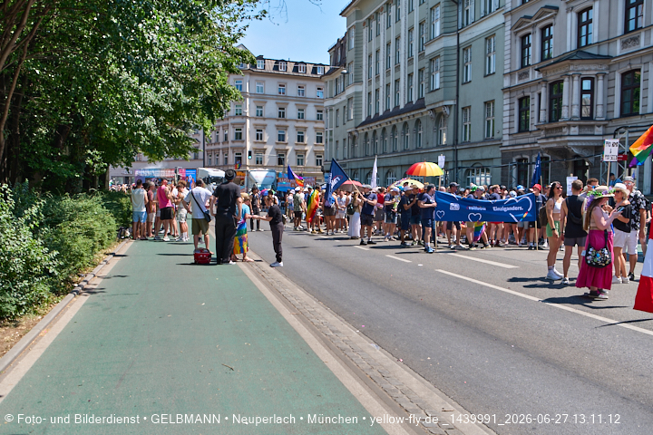 27.06.2026 - München feiert Christopher Street Day 2026 bei extremer Hitze