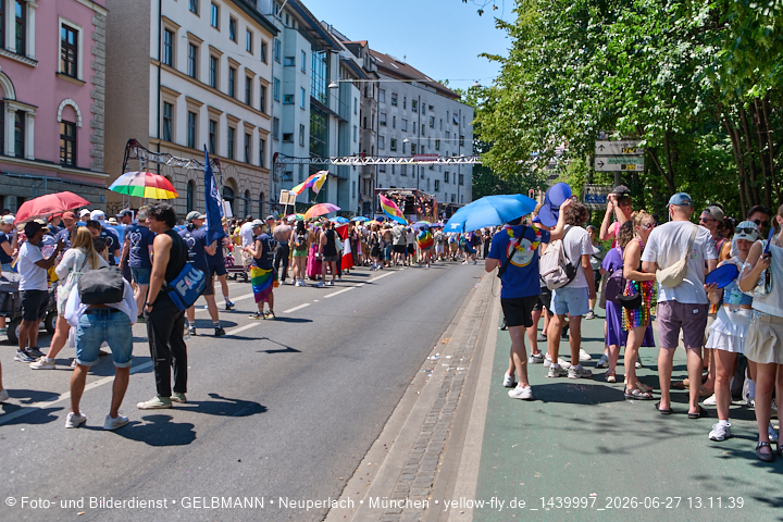 27.06.2026 - München feiert Christopher Street Day 2026 bei extremer Hitze