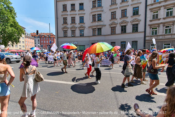 27.06.2026 - München feiert Christopher Street Day 2026 bei extremer Hitze