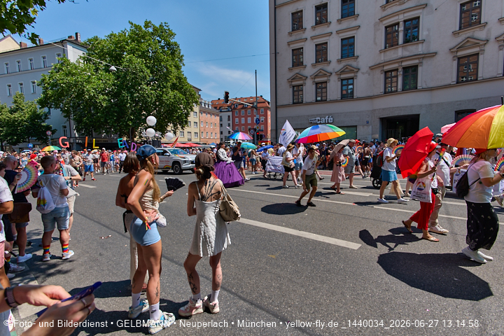 27.06.2026 - München feiert Christopher Street Day 2026 bei extremer Hitze