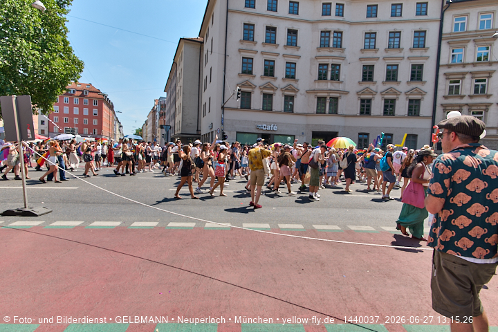 27.06.2026 - München feiert Christopher Street Day 2026 bei extremer Hitze
