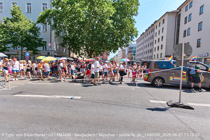 27.06.2026 - München feiert Christopher Street Day 2026 bei extremer Hitze