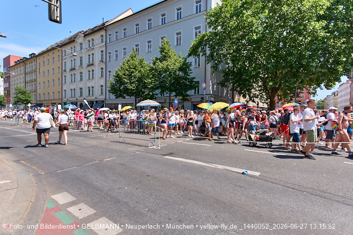 27.06.2026 - München feiert Christopher Street Day 2026 bei extremer Hitze