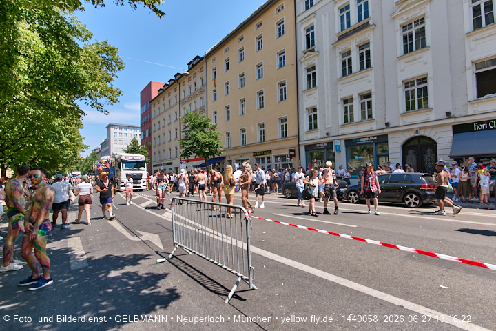 27.06.2026 - München feiert Christopher Street Day 2026 bei extremer Hitze