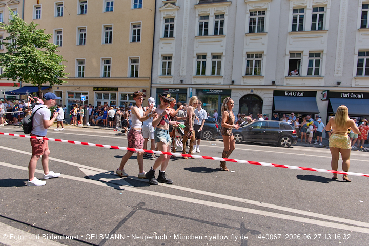 27.06.2026 - München feiert Christopher Street Day 2026 bei extremer Hitze