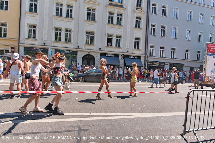 27.06.2026 - München feiert Christopher Street Day 2026 bei extremer Hitze