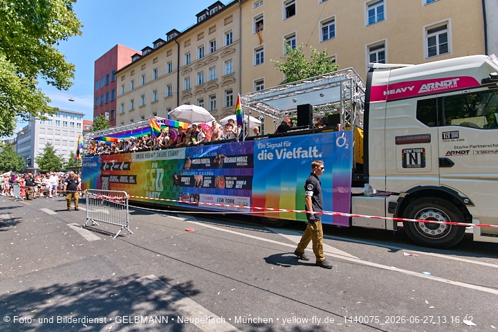 27.06.2026 - München feiert Christopher Street Day 2026 bei extremer Hitze