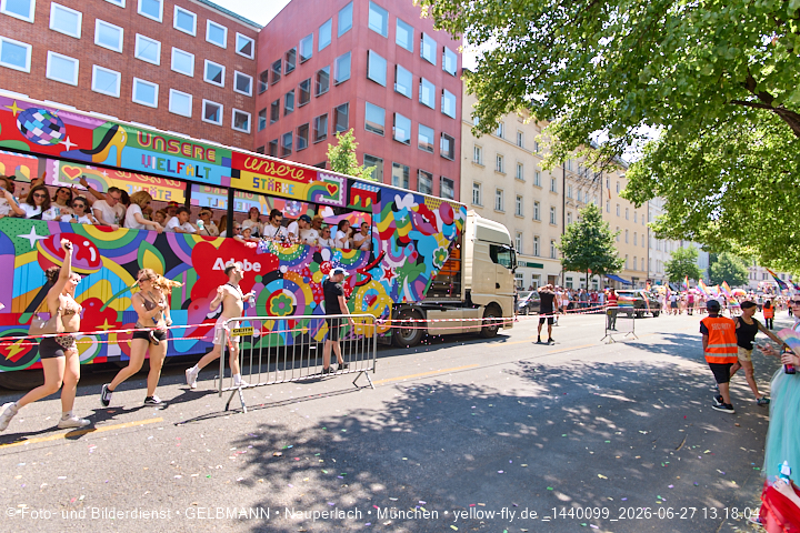 27.06.2026 - München feiert Christopher Street Day 2026 bei extremer Hitze