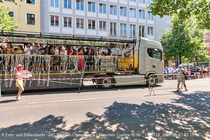 27.06.2026 - München feiert Christopher Street Day 2026 bei extremer Hitze