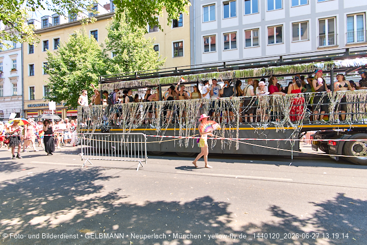 27.06.2026 - München feiert Christopher Street Day 2026 bei extremer Hitze