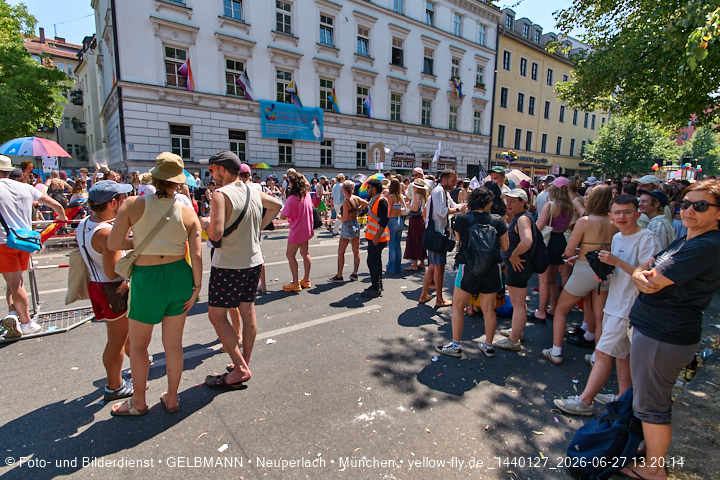 27.06.2026 - München feiert Christopher Street Day 2026 bei extremer Hitze