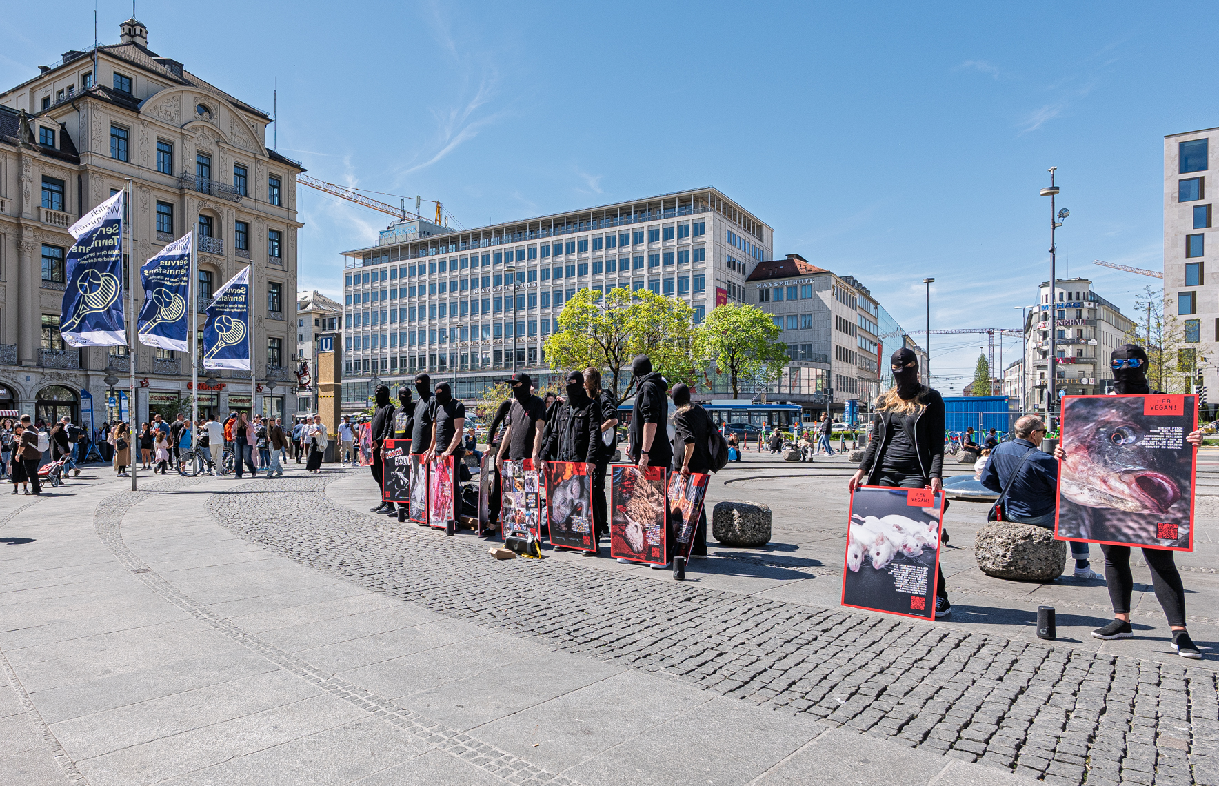19.04.2025 - DEMO am Stachus - leb vegan