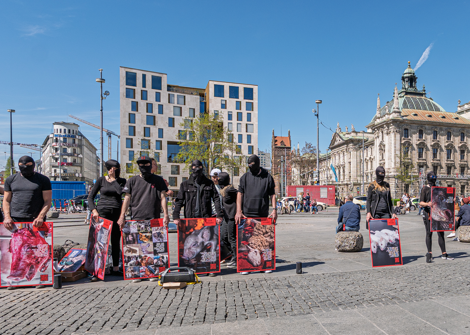 19.04.2025 - DEMO am Stachus - leb vegan