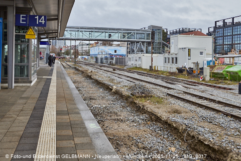 25.11.2025 - Kampfmittelbeseitigung am Ostbahnhof auf der Baustelle zur 2. Stammstrecke