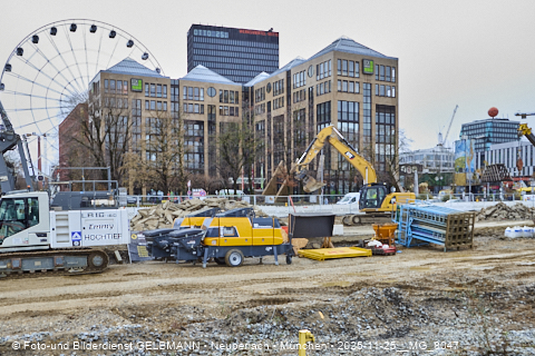 25.11.2025 - Kampfmittelbeseitigung am Ostbahnhof auf der Baustelle zur 2. Stammstrecke