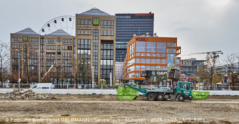 25.11.2025 - Kampfmittelbeseitigung am Ostbahnhof auf der Baustelle zur 2. Stammstrecke