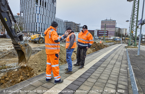 25.11.2025 - Kampfmittelbeseitigung am Ostbahnhof auf der Baustelle zur 2. Stammstrecke