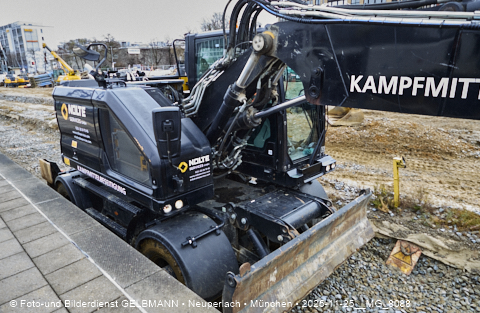 25.11.2025 - Kampfmittelbeseitigung am Ostbahnhof auf der Baustelle zur 2. Stammstrecke