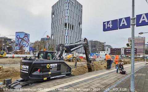25.11.2025 - Kampfmittelbeseitigung am Ostbahnhof auf der Baustelle zur 2. Stammstrecke