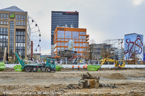 25.11.2025 - Kampfmittelbeseitigung am Ostbahnhof auf der Baustelle zur 2. Stammstrecke