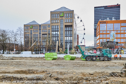 25.11.2025 - Kampfmittelbeseitigung am Ostbahnhof auf der Baustelle zur 2. Stammstrecke