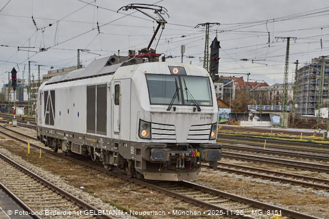 25.11.2025 - Kampfmittelbeseitigung am Ostbahnhof auf der Baustelle zur 2. Stammstrecke