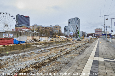 25.11.2025 - Kampfmittelbeseitigung am Ostbahnhof auf der Baustelle zur 2. Stammstrecke