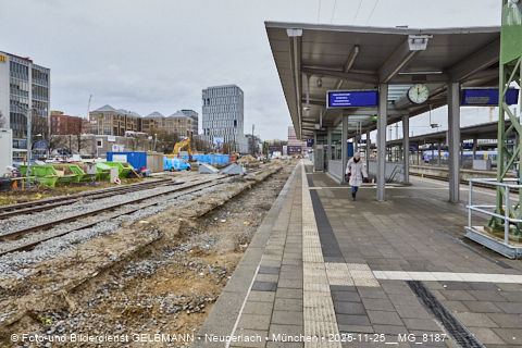 25.11.2025 - Kampfmittelbeseitigung am Ostbahnhof auf der Baustelle zur 2. Stammstrecke