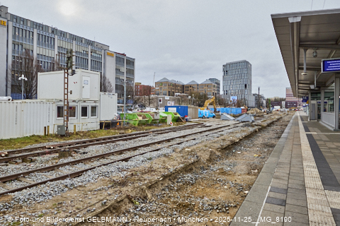 25.11.2025 - Kampfmittelbeseitigung am Ostbahnhof auf der Baustelle zur 2. Stammstrecke