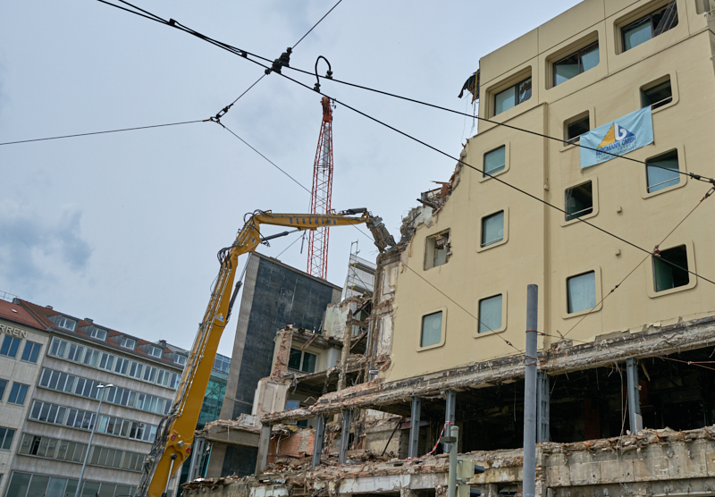 25.05.2019 - Abriss des Hotels Königshof München am Stachus