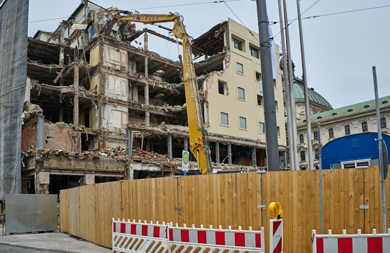 25.05.2019 - Abriss des Hotels Königshof München am Stachus