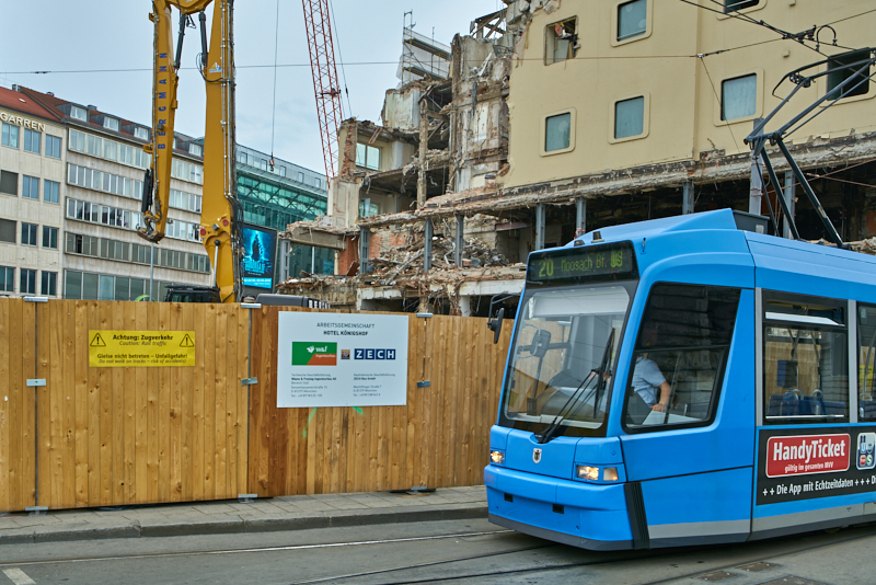 25.05.2019 - Abriss des Hotels Königshof München am Stachus