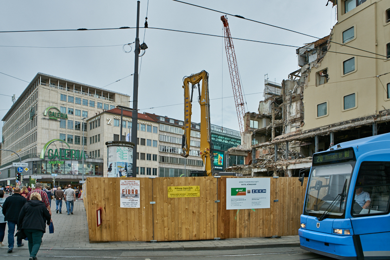 25.05.2019 - Abriss des Hotels Königshof München am Stachus