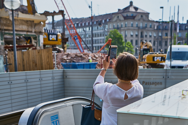 18.06.2019 - Abriss des Hotels Königshof in München.
