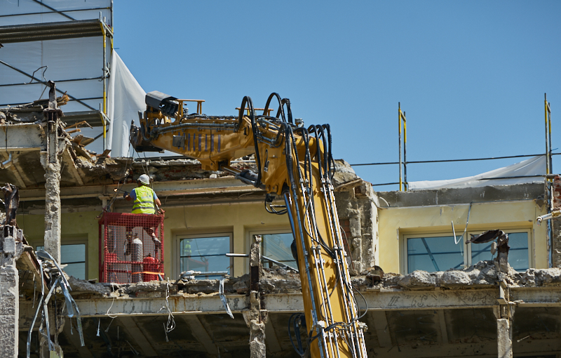 26.06.2019 - Abriss und Neubau des Luxushotels Königshof