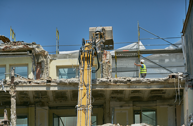 26.06.2019 - Abriss und Neubau des Luxushotels Königshof