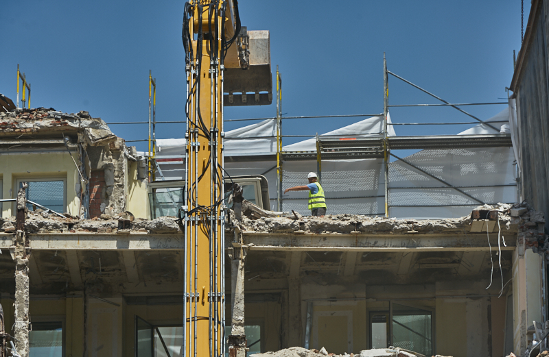 26.06.2019 - Abriss und Neubau des Luxushotels Königshof
