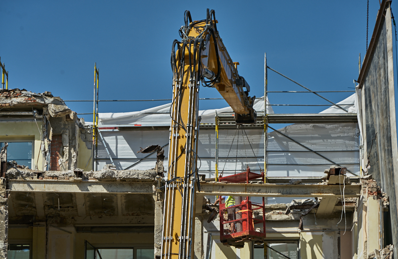 26.06.2019 - Abriss und Neubau des Luxushotels Königshof