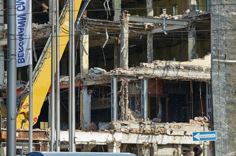 03.07.2019 - Abrissarbeiten am ehemaligen Luxushotel Königshof