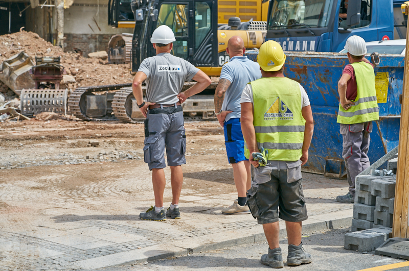 03.07.2019 - Abrissarbeiten am ehemaligen Luxushotel Königshof