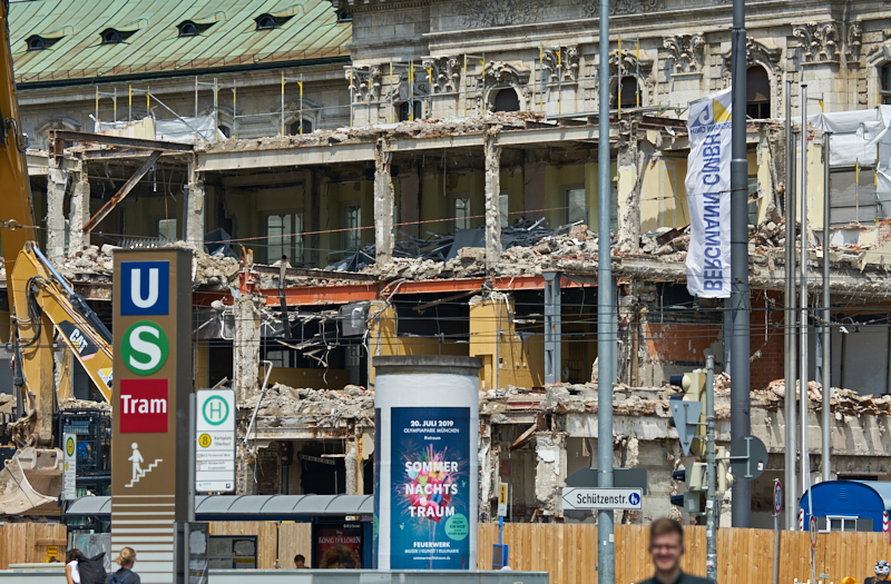 15.07.2019 - Neubau und Abriss vom Hotel Königshof München