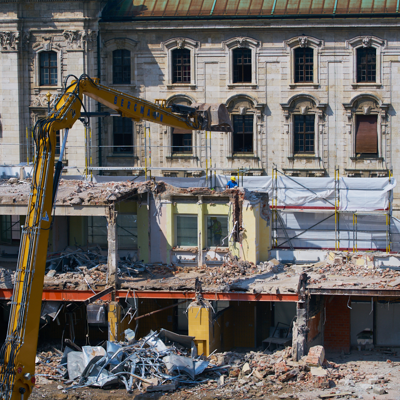 15.07.2019 - Neubau und Abriss vom Hotel Königshof München
