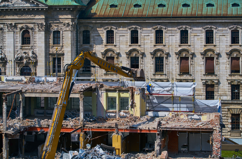 15.07.2019 - Neubau und Abriss vom Hotel Königshof München