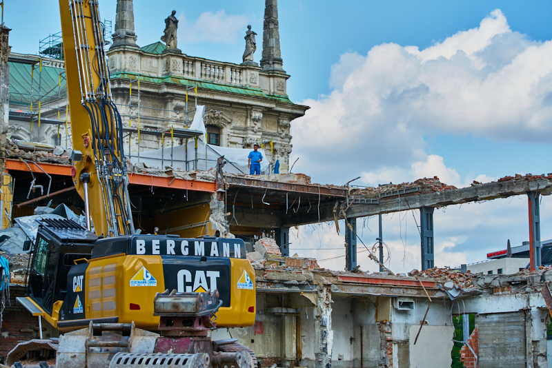 15.07.2019 - Neubau und Abriss vom Hotel Königshof München