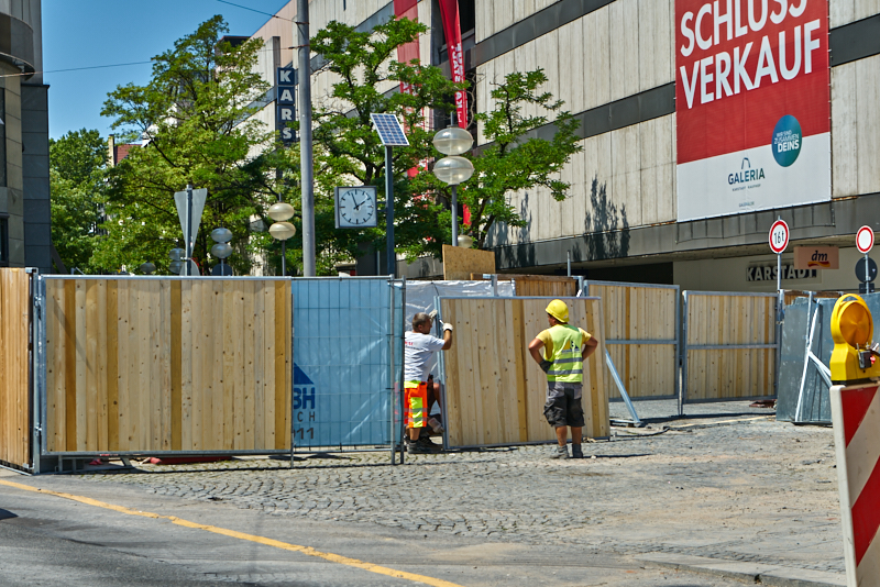 24.07.2019 - Aufräumungsarbeiten am Königshof München