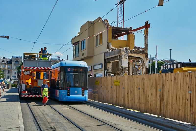 24.07.2019 - Aufräumungsarbeiten am Königshof München